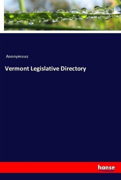 Vermont Legislative Directory - Anonymous