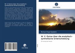 W. V. Quine über die analytisch-synthetische Unterscheidung - Oyelakin, Richard Taye