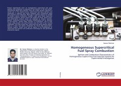 Homogeneous Supercritical Fuel Spray Combustion