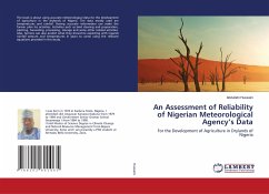 An Assessment of Reliability of Nigerian Meteorological Agency¿s Data