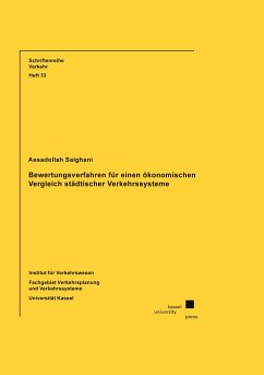 Cover Bewertungsverfahren für einen ökonomischen Vergleich städtischer Verkehrssysteme