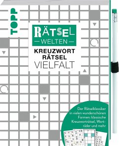 Rätselwelten - Kreuzworträtsel Vielfalt   Der Rätselklassiker in vielen wunderschönen Formen: klassische Kreuzworträtsel, Worträder und mehr - Rätselwelten - Kreuzworträtsel Vielfalt