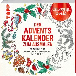 Colorful Christmas - Der Adventskalender zum Ausmalen - Schwab, Ursula