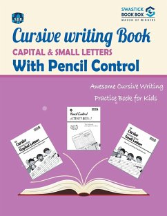 SBB Cursive Writing Book Capital and Small Letters with Pencil control - Swastick Book Box