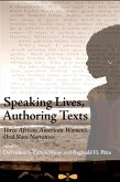 Speaking Lives, Authoring Texts (eBook, PDF)