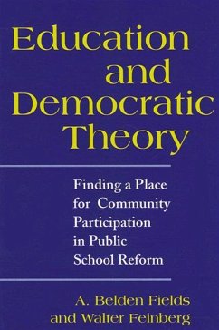 Education and Democratic Theory (eBook, PDF) - Fields, A. Belden; Feinberg, Walter