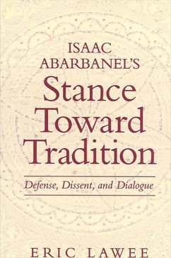 Cover Isaac Abarbanel's Stance Toward Tradition (eBook, PDF)