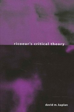 Ricoeur's Critical Theory (eBook, PDF) - Kaplan, David M.