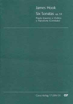 Cover 6 Sonaten op.54 für Flöte (Violine) und Klavier (Cembalo)