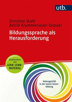 Bildungssprache als Herausforderung - Stahl, Christine;Krummenauer-Grasser, Astrid