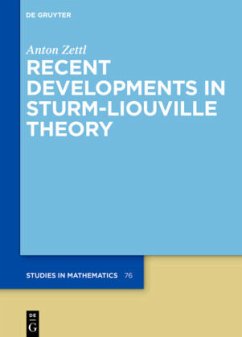 Recent Developments in Sturm-Liouville Theory - Zettl, Anton