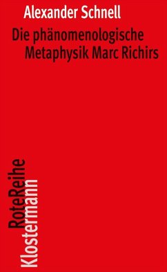 Die phänomenologische Metaphysik Marc Richirs - Schnell, Alexander