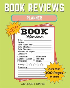 New !! Book Reviews Planner - Smith, Anthony