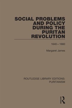 Social Problems and Policy During the Puritan Revolution (eBook, PDF) - James, Margaret