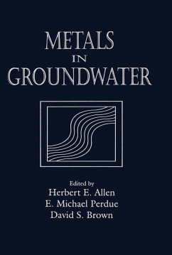 Metals in Groundwater (eBook, ePUB) - Allen, Herbert E.; Perdue, E. Michael; Brown, David S.