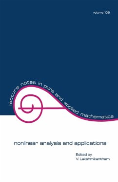 nonlinear analysis and applications (eBook, PDF) - Lakshmikantham, V.