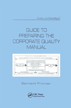 Guide to Preparing the Corporate Quality Manual (eBook, PDF) - Froman, Bernard