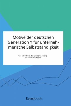 Motive der deutschen Generation Y für unternehmerische Selbstständigkeit. Wie attraktiv ist das Entrepreneurship für Berufseinsteiger? - Anonym