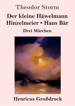 Der kleine Häwelmann / Hinzelmeier / Hans Bär (Großdruck) - Storm, Theodor