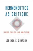 Hermeneutics as Critique (eBook, ePUB)