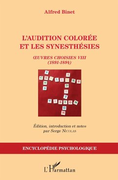 L'audition colorée et les synesthésies - Nicolas, Serge