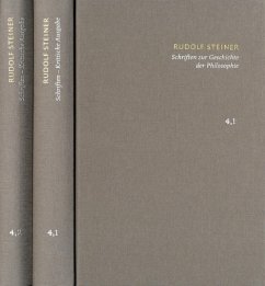 Rudolf Steiner: Schriften. Kritische Ausgabe / Band 4,1-2: Schriften zur Geschichte der Philosophie (eBook, PDF) - Steiner, Rudolf