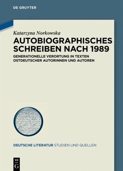 Cover Autobiographisches Schreiben nach 1989 (eBook, ePUB)