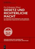 Gesetz und richterliche Macht (eBook, ePUB)