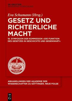 Cover Gesetz und richterliche Macht (eBook, ePUB)