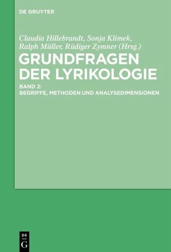 Cover Grundfragen der Lyrikologie 2 (eBook, PDF)