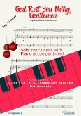 God Rest Ye Merry, Gentlemen (in Gm) for solo instrument w/ piano (fixed-layout eBook, ePUB)