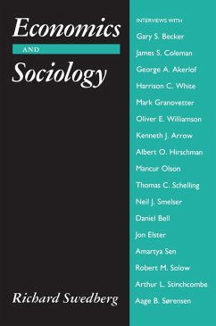 Economics and Sociology (eBook, ePUB) - Swedberg, Richard
