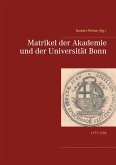Matrikel der Akademie und der Universität Bonn (eBook, PDF)