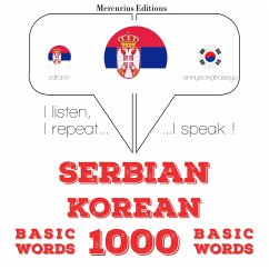 Cover 1000 essential words in Korean (MP3-Download)