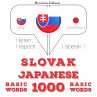 Slovenský - Japonec: 1000 základných... - Bild 1