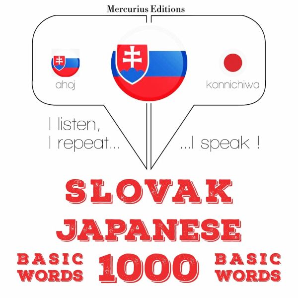 Slovenský - Japonec: 1000 základných slov (MP3-Download)