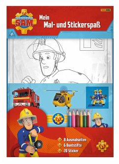 Feuerwehrmann Sam: Mein Mal- und Stickerspaß - Panini