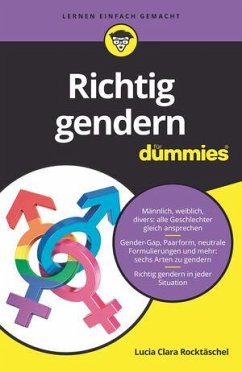 Richtig gendern für Dummies - Rocktäschel, Lucia Clara