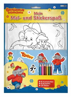 Benjamin Blümchen: Mein Mal- und Stickerspaß - Panini