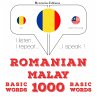 Română - malay: 1000 de cuvinte de... - Bild 1