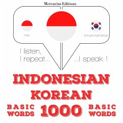 Cover 1000 essential words in Korean (MP3-Download)