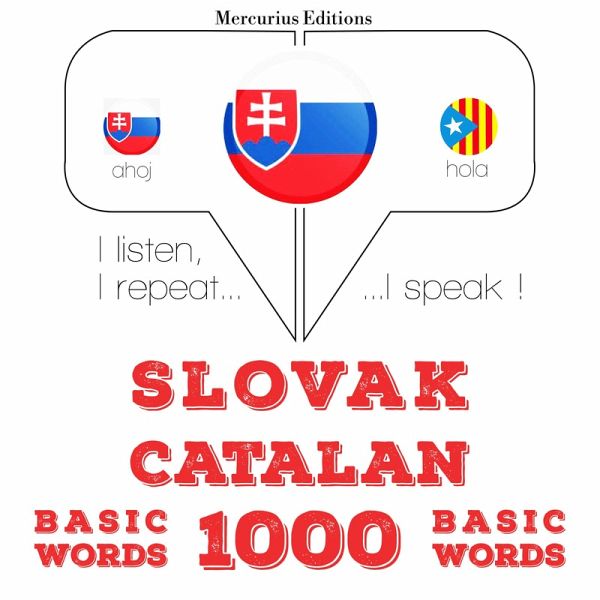 Slovenský - katalánska: 1000 základných slov (MP3-Download)