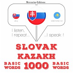 Cover Slovenský - kazašskej: 1000 základných slov (MP3-Download)