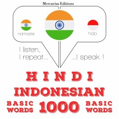 Cover 1000 essential words in Indonesian (MP3-Download)