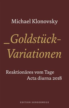 Goldstück-Variationen (eBook, ePUB) - Klonovsky, Michael