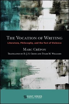 The Vocation of Writing (eBook, ePUB) - Crépon, Marc