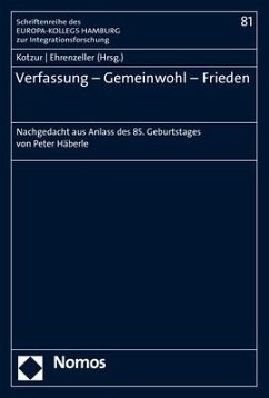 Verfassung - Gemeinwohl - Frieden