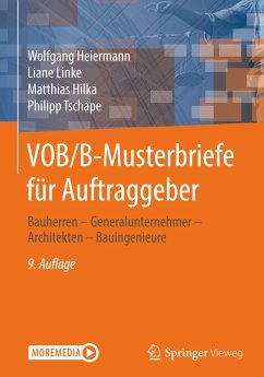 VOB/B-Musterbriefe für Auftraggeber - Heiermann, Wolfgang;Linke, Liane;Hilka, Matthias