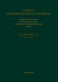 CIL IV Inscriptiones parietariae Pompeianae Herculanenses Stabianae. Suppl. pars 4. Inscriptiones parietariae Pompeianae. Fasc. 2 / Corpus inscriptionum Latinarum. Inscriptiones parietariae Pompeianae Herculanenses Stabianae. Inscriptionum parietariaru Vol IV. Suppl. Pars IV.