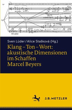 Klang ¿ Ton ¿ Wort: akustische Dimensionen im Schaffen Marcel Beyers